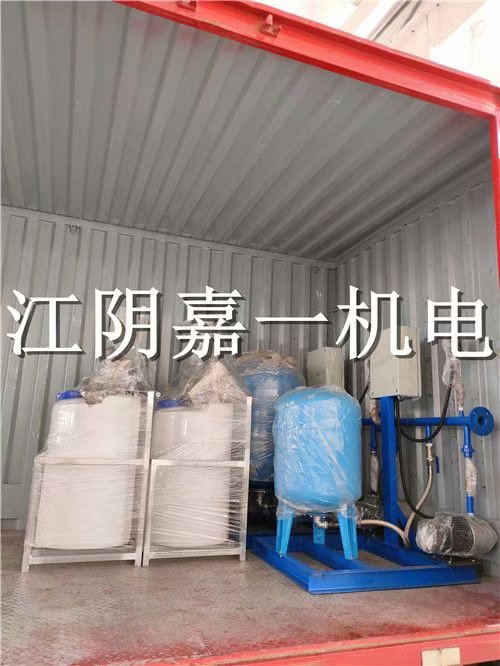 上?？蛻纛A定的定壓補水裝置及全自動加藥裝置發(fā)貨啦！